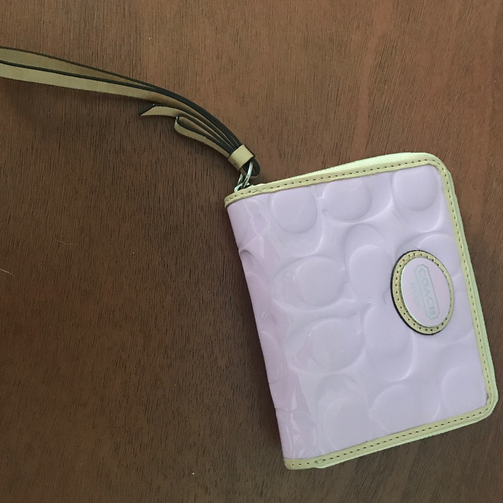 Light Purple Coach Wristlet!